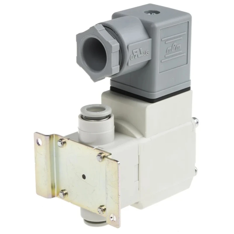 SMC Pneumatic Solenoid Valve 2/2 Solenoid/Spring Rc Threaded 8 mm Port Size 24V DC Coil 4.5W Power VX210MG