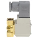SMC Pneumatic Solenoid Valve 2/2 Solenoid/Spring G Brass Body, 24V DC, 4.5W, VX214FGAXB
