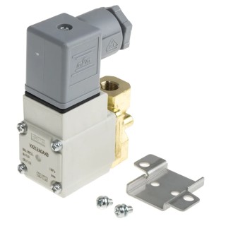 SMC Pneumatic Solenoid Valve 2/2 NC Solenoid/Spring G 1/8 Threaded Port 24V dc VX212AGAXB