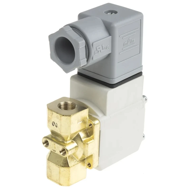 SMC Pneumatic Solenoid Valve 2/2 NC Solenoid/Spring G 1/8 Threaded Port 24V dc VX212AGAXB