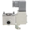 SMC Pneumatic Solenoid Valve 24V DC 1.5 Mpa, One Touch Fitting 12 mm, Resin Body VXD230FG