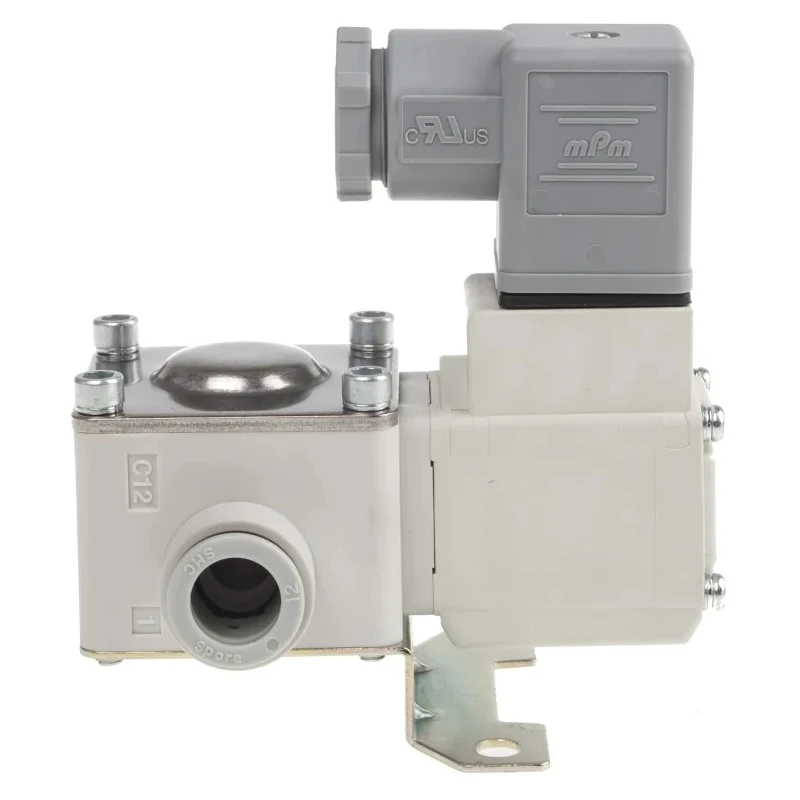 SMC Pneumatic Solenoid Valve 24V DC 1.5 Mpa, One Touch Fitting 12 mm, Resin Body VXD230FG