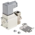 SMC Pneumatic Solenoid Valve 2/2 NC Solenoid Spring G VX Series 230V AC Stainless Steel VX222HLKXB