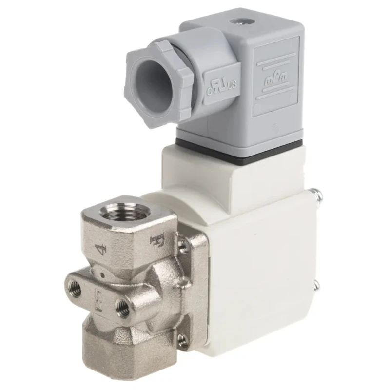 SMC Pneumatic Solenoid Valve 2/2 NC Solenoid Spring G VX Series 230V AC Stainless Steel VX222HLKXB