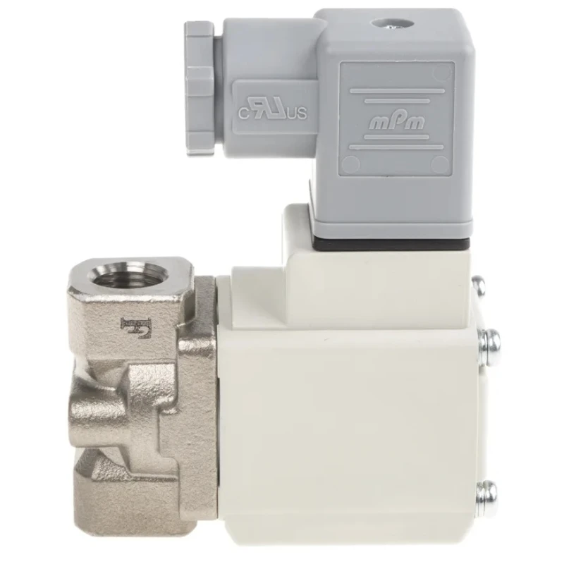 SMC Pneumatic Solenoid Valve 2/2 NC Solenoid Spring G VX Series 230V AC Stainless Steel VX222HLKXB
