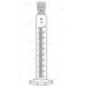 Measuring Cylinder With Interchangeable Stopper