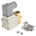 SMC Pneumatic Solenoid Valve 2/2 Solenoid/Spring, Brass Body, 24V dc, 239.4L/min Flow Rate VX224EGAXB