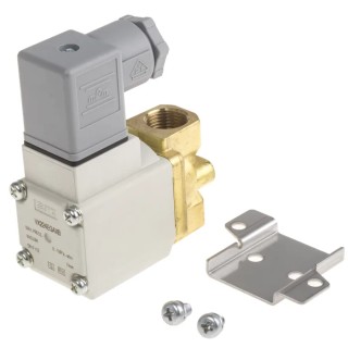 SMC Pneumatic Solenoid Valve 2/2 Solenoid/Spring, Brass Body, 24V dc, 239.4L/min Flow Rate VX224EGAXB