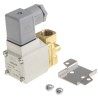 SMC Pneumatic Solenoid Valve 2/2 Solenoid/Spring, Brass Body, 24V dc, 239.4L/min Flow Rate VX224EGAXB
