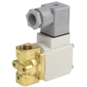 SMC Pneumatic Solenoid Valve 2/2 Solenoid/Spring, Brass Body, 24V dc, 239.4L/min Flow Rate VX224EGAXB