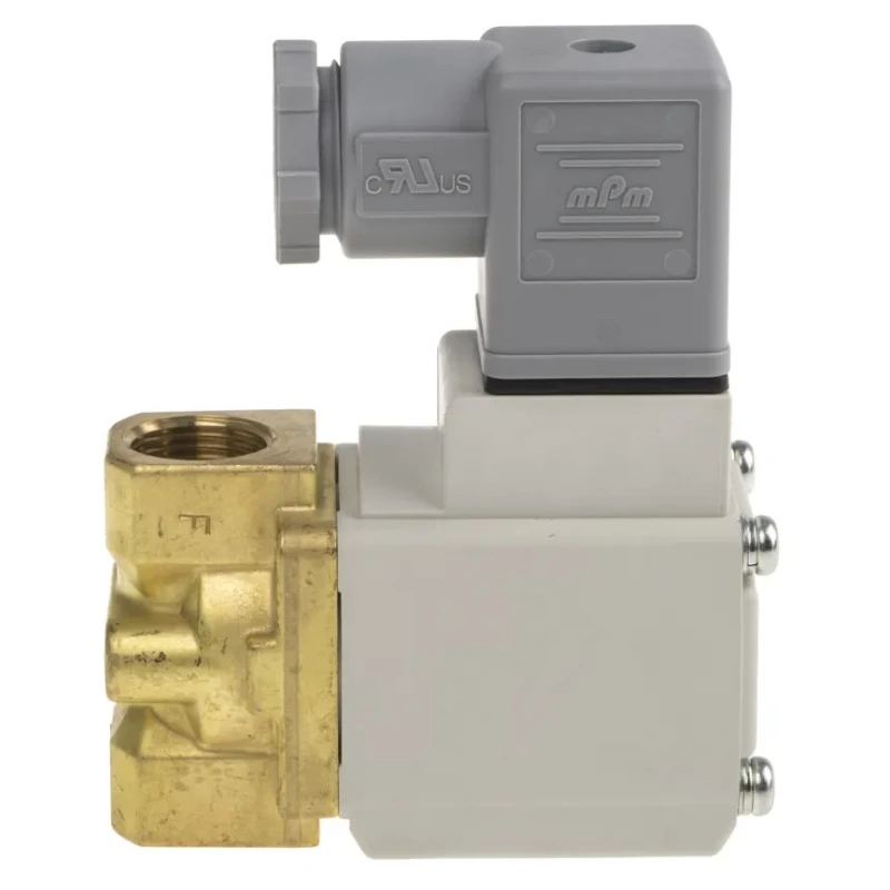 SMC Pneumatic Solenoid Valve 2/2 Solenoid/Spring, Brass Body, 24V dc, 239.4L/min Flow Rate VX224EGAXB