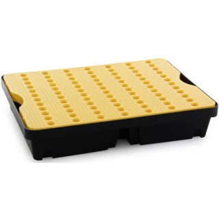 RS PRO Spill Control Spill Tray with Grate Polyethylene 40 L Capacity Industrial Storage 893-0378