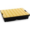 RS PRO Spill Control Spill Tray with Grate Polyethylene 40 L Capacity Industrial Storage 893-0378