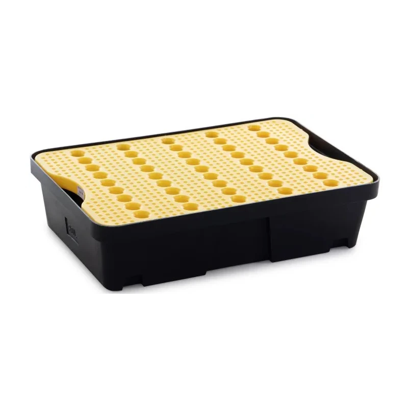 RS PRO Spill Control Spill Tray with Grate Polyethylene 20L Industrial Storage 893-0369