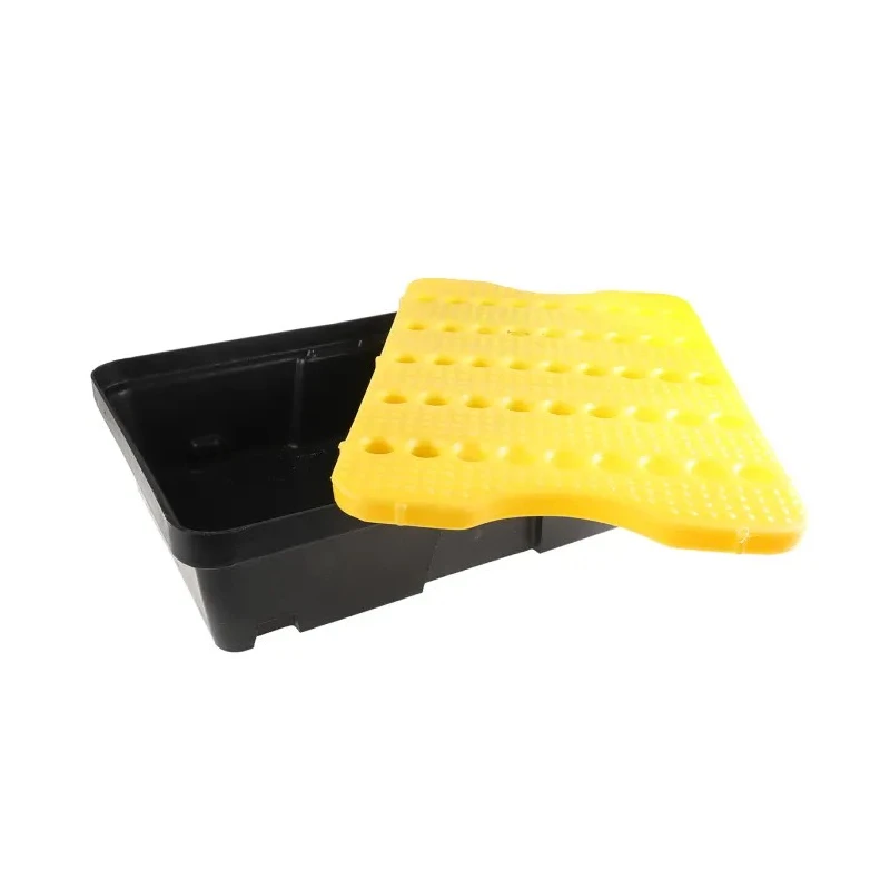 RS PRO Spill Control Spill Tray with Grate Polyethylene 20L Industrial Storage 893-0369