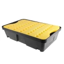 RS PRO Spill Control Spill Tray with Grate Polyethylene 20L Industrial Storage 893-0369