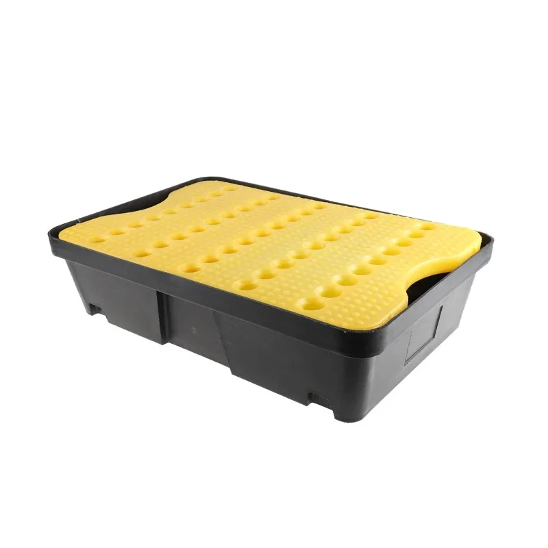 RS PRO Spill Control Spill Tray with Grate Polyethylene 20L Industrial Storage 893-0369