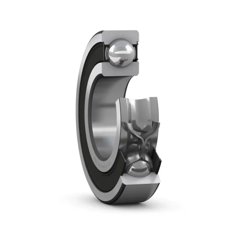 SKF Single Row Deep Groove Ball Bearing 15 mm ID, 35 mm OD, 11 mm Width, Stainless Steel Cage & Balls, Sealed W 6202-2RS1