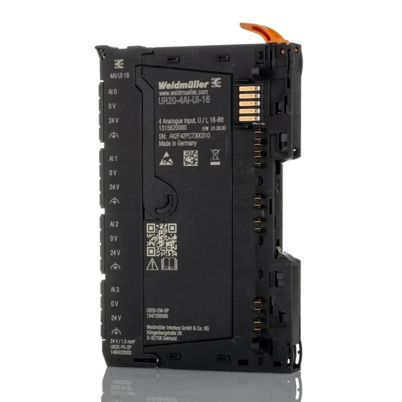 Weidmüller Remote I/O Module Analogue Voltage 24V DC DIN Rail Mount IB IL RS 485/422-PRO-PAC 1315620000