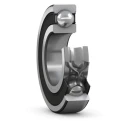 SKF Single Row Deep Groove Ball Bearing, 10 mm Inside Diameter, 30 mm Outside Diameter, 9 mm Race Width, Sealed W 6200-2RS1