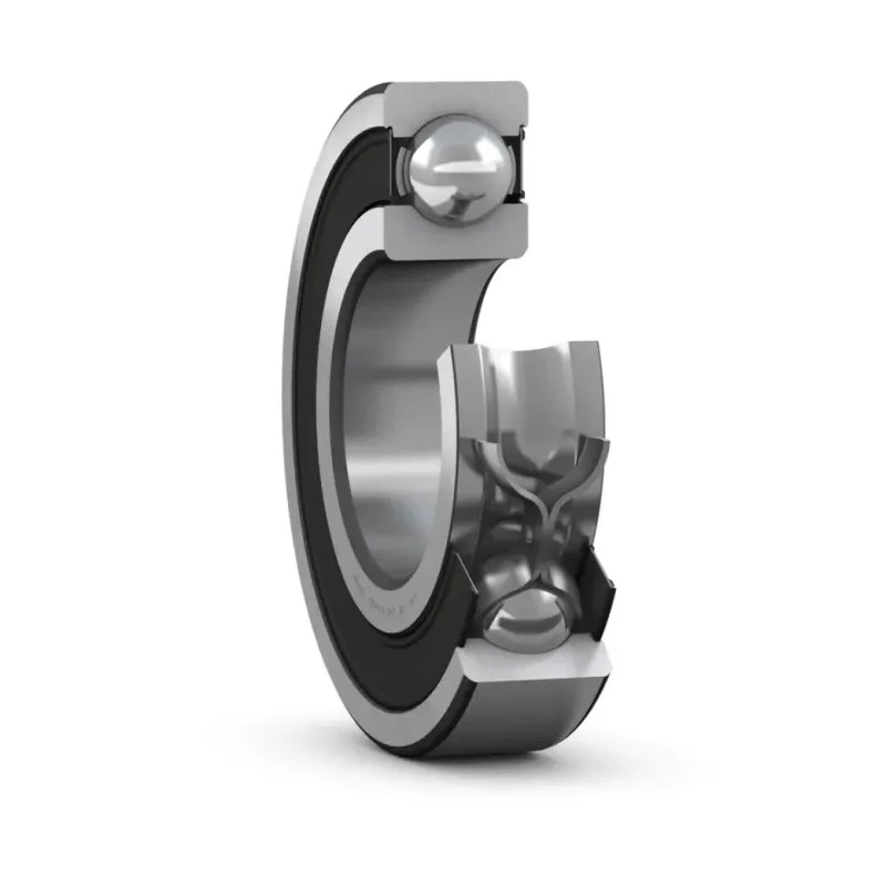 SKF Single Row Deep Groove Ball Bearing, 10 mm Inside Diameter, 30 mm Outside Diameter, 9 mm Race Width, Sealed W 6200-2RS1