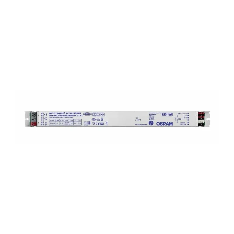 Osram OPTOTRONIC Intelligent IP20 1 Output LED Driver Module, 20V to 54V, 80W, 2.1A DALI Dimmable LED Driver 