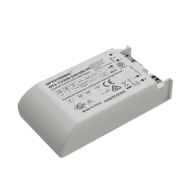 Inventronics IP20 1 Output LED Driver 18V-38V 13W 350mA Leading Edge Dimmable 