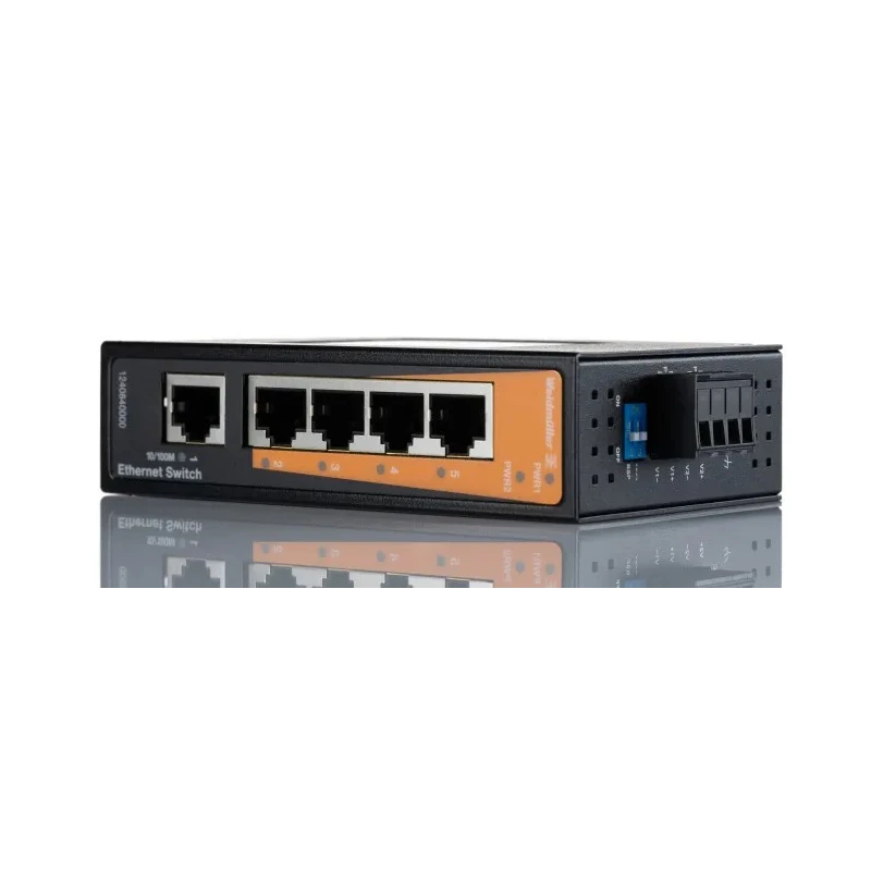 Weidmüller Unmanaged 5 Port Ethernet Switch with 5 RJ45 and 2 SFP Ports IE-SW-BL05-5TX