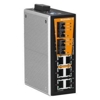 Weidmüller Value Line Series DIN Rail Ethernet Switch, 6 RJ45 Ports, 100Mbps Transmission, 24 V 1344770000