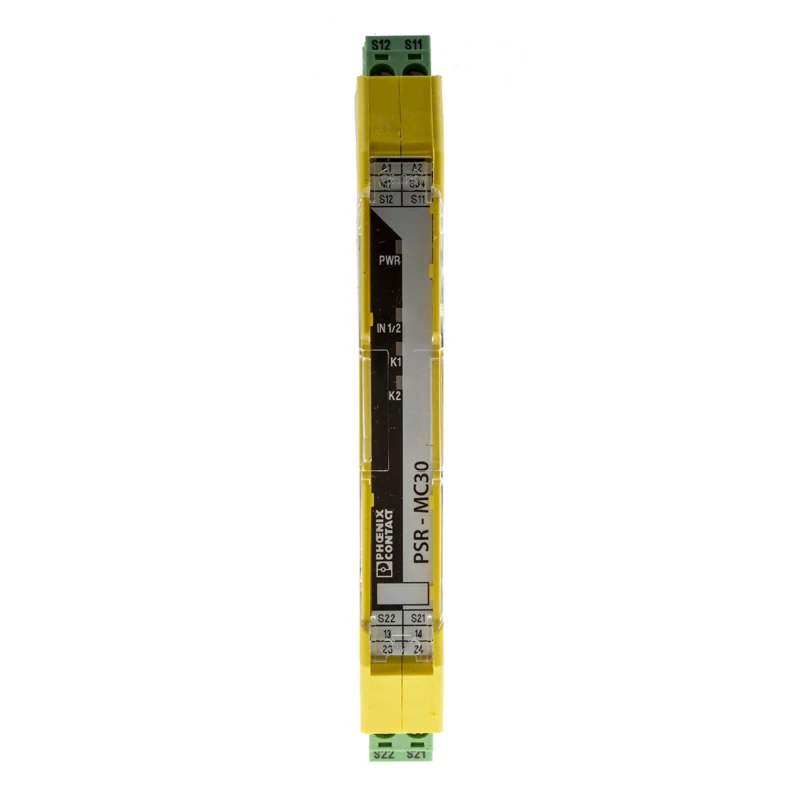 Phoenix Contact 24V DC Safety Relay with 2 Safety Contacts and 2 Auxiliary Contacts MC30-2NO-1DO-24DC-SC