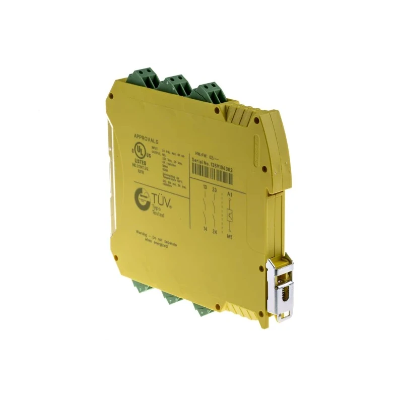 Phoenix Contact 24V DC Safety Relay with 2 Safety Contacts and 2 Auxiliary Contacts MC30-2NO-1DO-24DC-SC