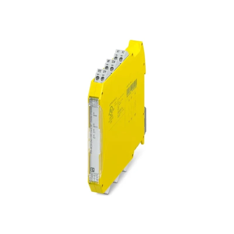 Phoenix Contact 24V DC Safety Relay with 2 Safety Contacts and 2 Auxiliary Contacts MC30-2NO-1DO-24DC-SC