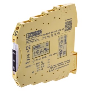 Phoenix Contact 24V DC Safety Relay Dual Channel Manual Reset, 1 Safety Contact, 1 Auxiliary Contact PSR-MS45-1NO-1DO-24DC-SC