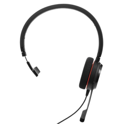 Jabra Black On Ear Stereo Noise Cancelling USB Headset 4993-823-109