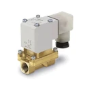 SMC Solenoid Valve, 2 Port, Brass Body, 24V dc, 6 bar Max Pressure VXZ232AGA