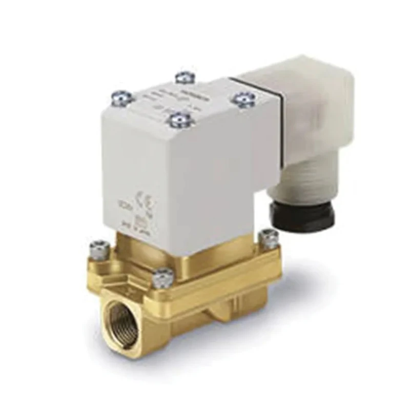 SMC Solenoid Valve, 2 Port, Brass Body, 24V dc, 6 bar Max Pressure VXZ232AGA