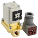 SMC Solenoid Valve, 2 Port, Brass Body, 24V dc, 6 bar Max Pressure VXZ232AGA
