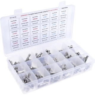 RS PRO FT Fuse Kit with 180 Fast and Slow Acting Ceramic 6.3 x 32 mm Fuses, 500V Rating 893-8543