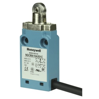 Honeywell Technologies NGC Series Roller Plunger Limit Switch, 2 NC/2 NO, IP67 Metal Housing, 400V AC, 10A 