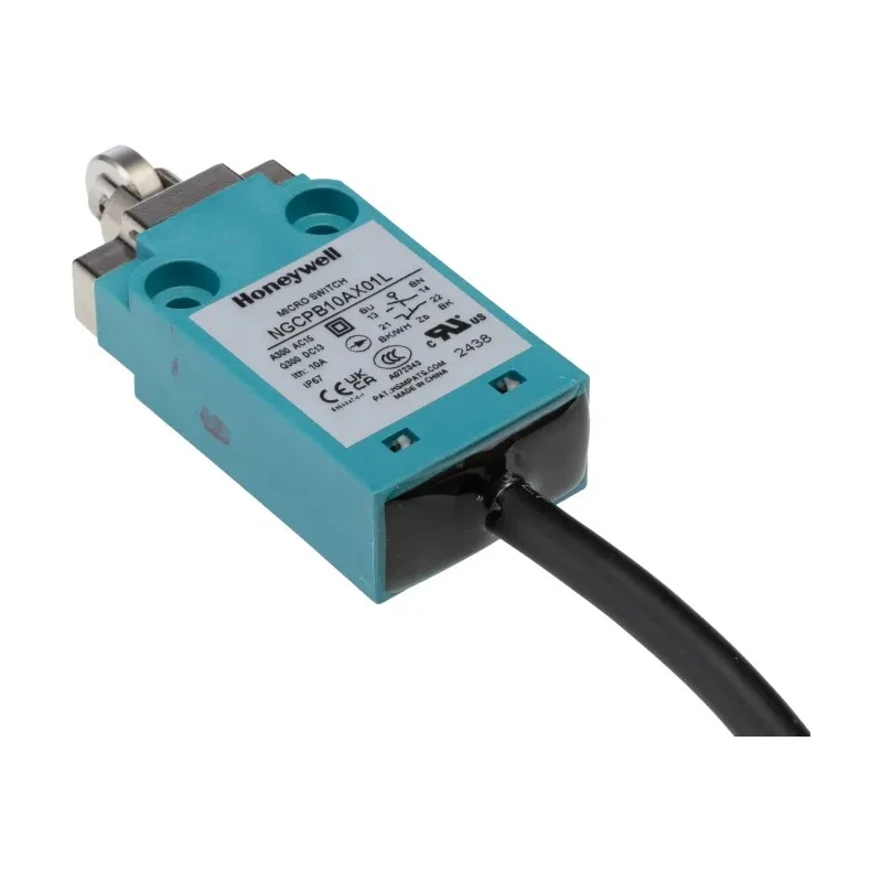 Honeywell Technologies NGC Series Roller Plunger Limit Switch, 1 NC/1 NO, IP67, Plastic Housing, 400V AC, 10A 