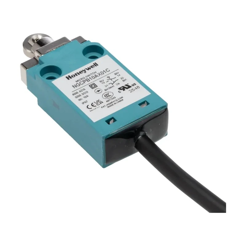 Honeywell Technologies NGC Series Roller Plunger Limit Switch, IP67, Plastic Housing, 400V AC, 10A NGCPB10AX01C