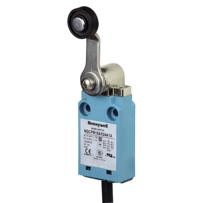 Honeywell Technologies NGC Series Roller Lever Limit Switch 2 NC/2 NO IP67 Plastic Housing 400V AC 10A 