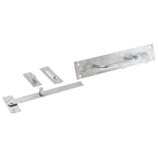RS PRO Steel Lockable Gate Latch Galvanised Finish 894-6793