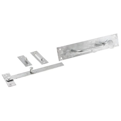 RS PRO Steel Lockable Gate Latch Galvanised Finish 894-6793
