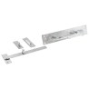 RS PRO Steel Lockable Gate Latch Galvanised Finish 894-6793