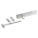 RS PRO Steel Lockable Gate Latch Galvanised Finish 894-6793