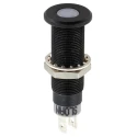 Sloan Black LED Panel Mount Indicator 3448 Series, 8.2 x 7.6 mm Mount Hole, FASTON Termination, IP68 Rated 3448B1W3W55NCL1