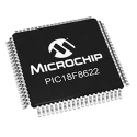 Microchip 8 bit PIC Microcontroller PIC18F8622-I/PT, 40 MHz, 64kB FLASH, 80-Pin TQFP PIC18F8622-I/PT