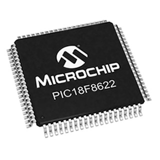 Microchip 8 bit PIC Microcontroller PIC18F8622-I/PT, 40 MHz, 64kB FLASH, 80-Pin TQFP PIC18F8622-I/PT