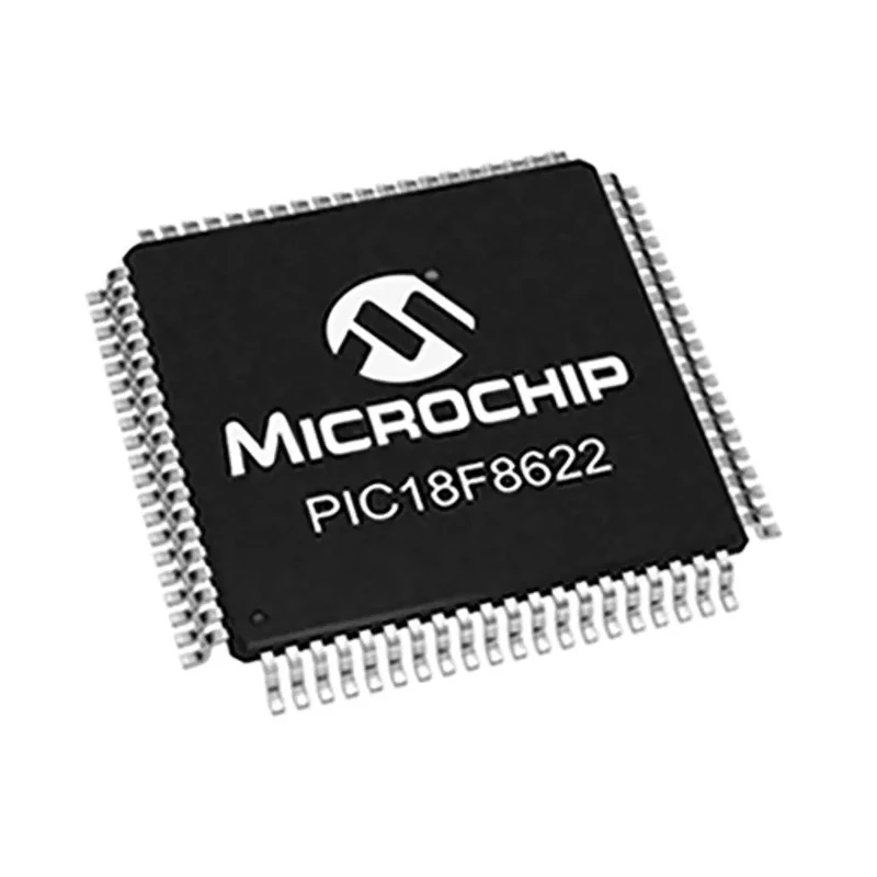 Microchip 8 bit PIC Microcontroller PIC18F8622-I/PT, 40 MHz, 64kB FLASH, 80-Pin TQFP PIC18F8622-I/PT